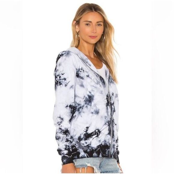 REVOLVE X Karla Zip-up Tie Dye Hoodie Size S - Picture 1 of 6
